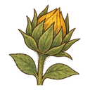 Sunflower bud